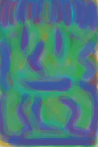 Random Brushes doodle from last night. Random Brushes doodle from last night.