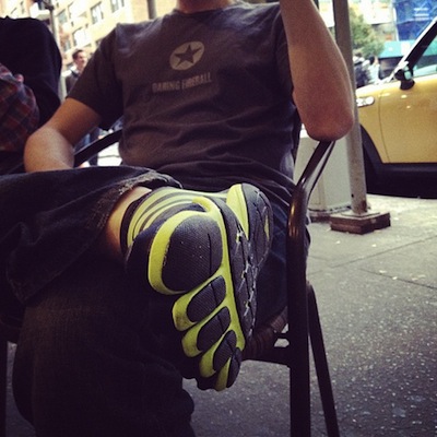 Me, relaxing in my pair of adipure trainers. Me, relaxing in my pair of adipure trainers.