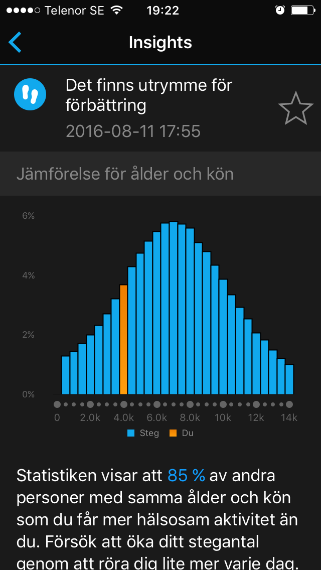 Garmin-generated insights