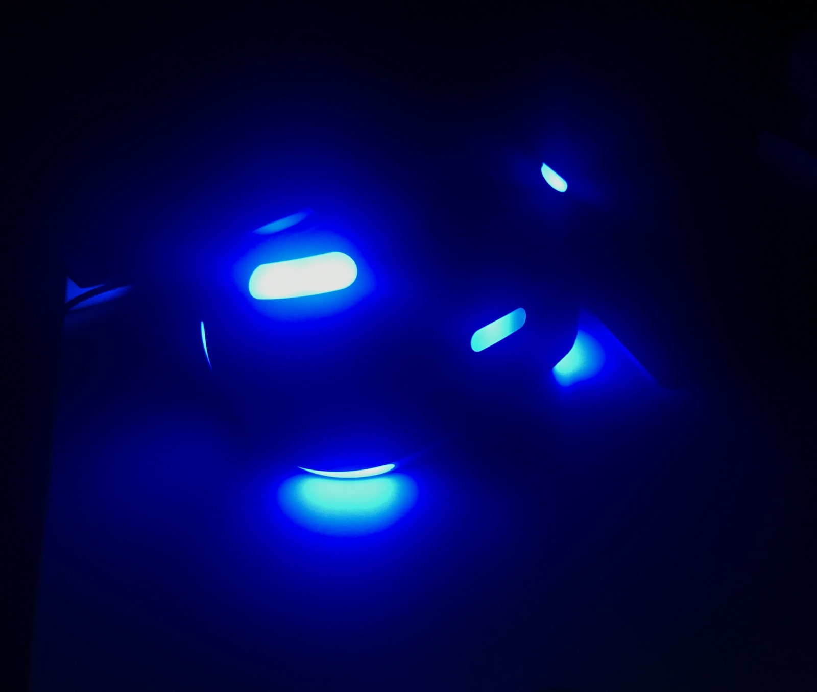 Playstation VR shining in the dark